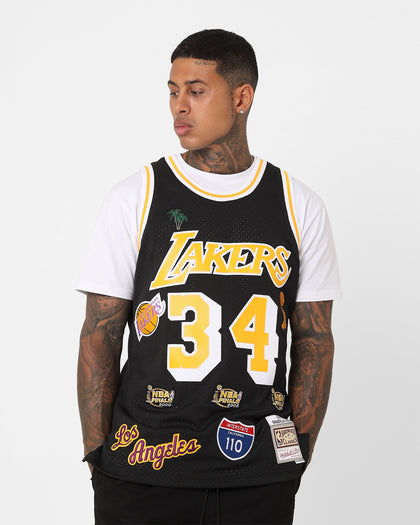 Mitchell & Ness Swingman Los Angeles Lakers - Shaquille O'Neal - Maillot NBA - light gold/doré