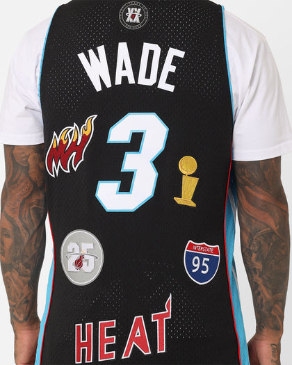 Mitchell & Ness Miami Heat Dwyane Wade Hi-Way Swing Jersey Black