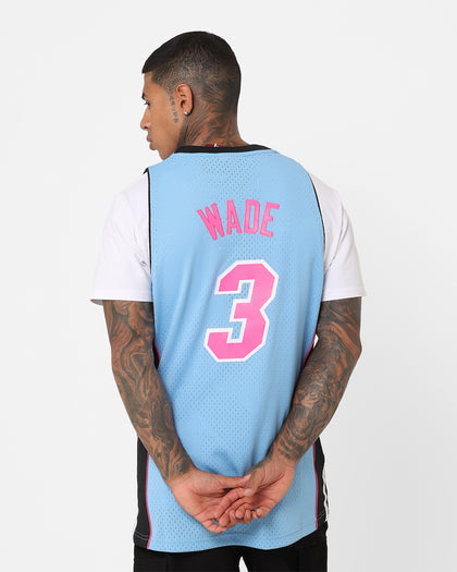 Mitchell & Ness Miami Heat Dwyane Wade Swing Jersey Sky Blue