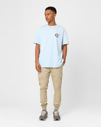Carre C-Rosa Box T-Shirt Pale Blue