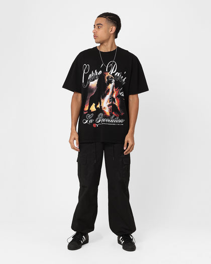Carre Burning Desire Box T-Shirt Black Wash