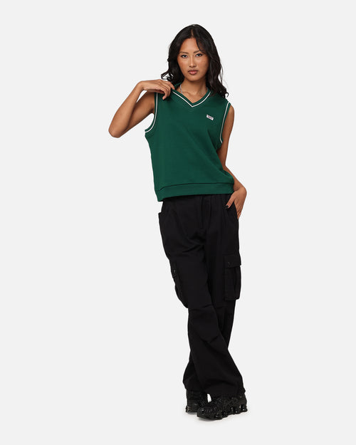 Reebok Women's Court Classics Vest Dark Green