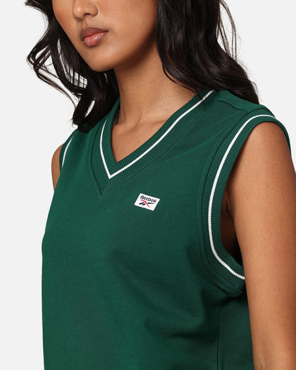 Reebok Women's Court Classics Vest Dark Green
