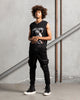 The Anti Order Kung Fu Panelled Singlet Black
