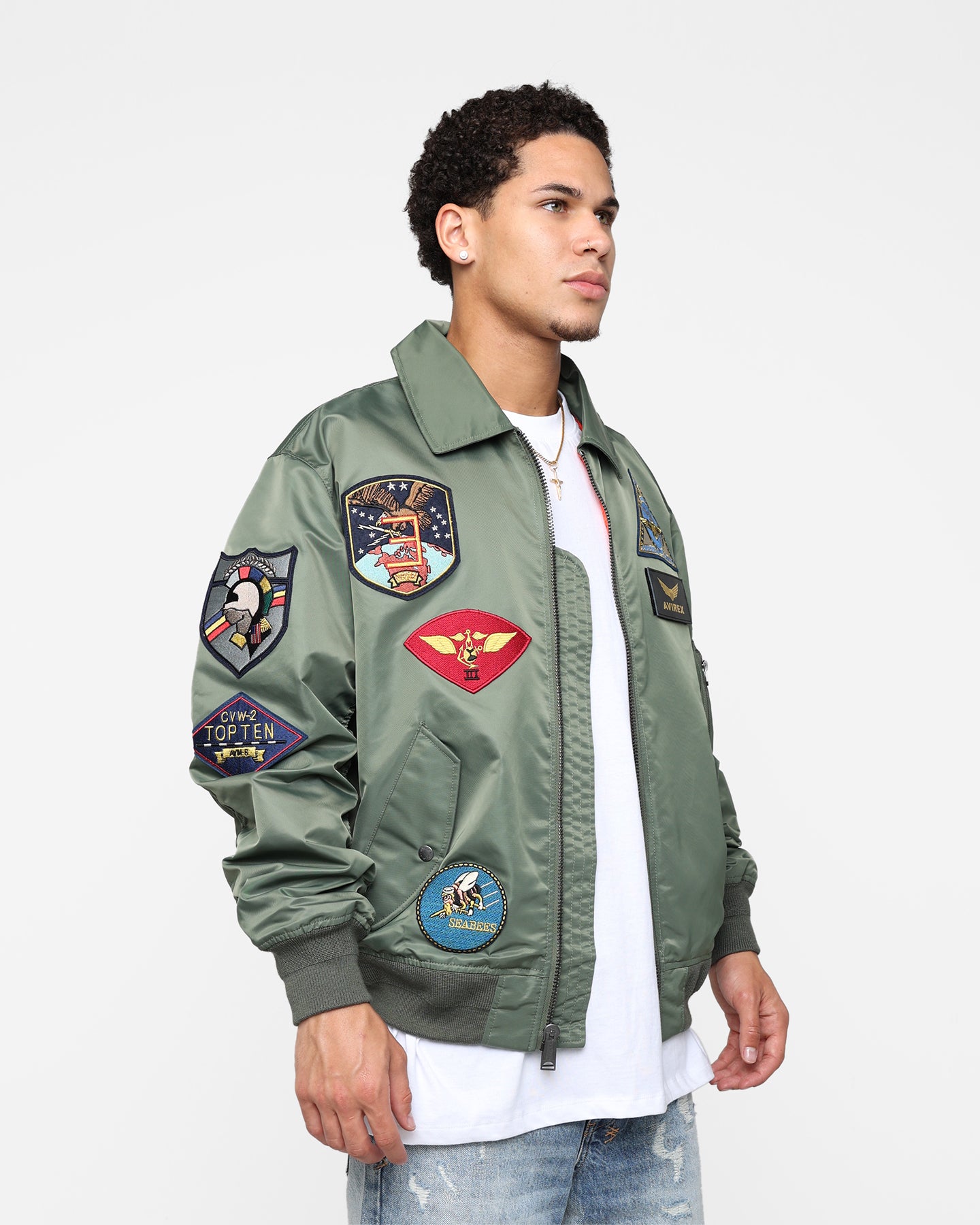 Avirex CWU-45P Flight Jacket Flight Green | Culture Kings US