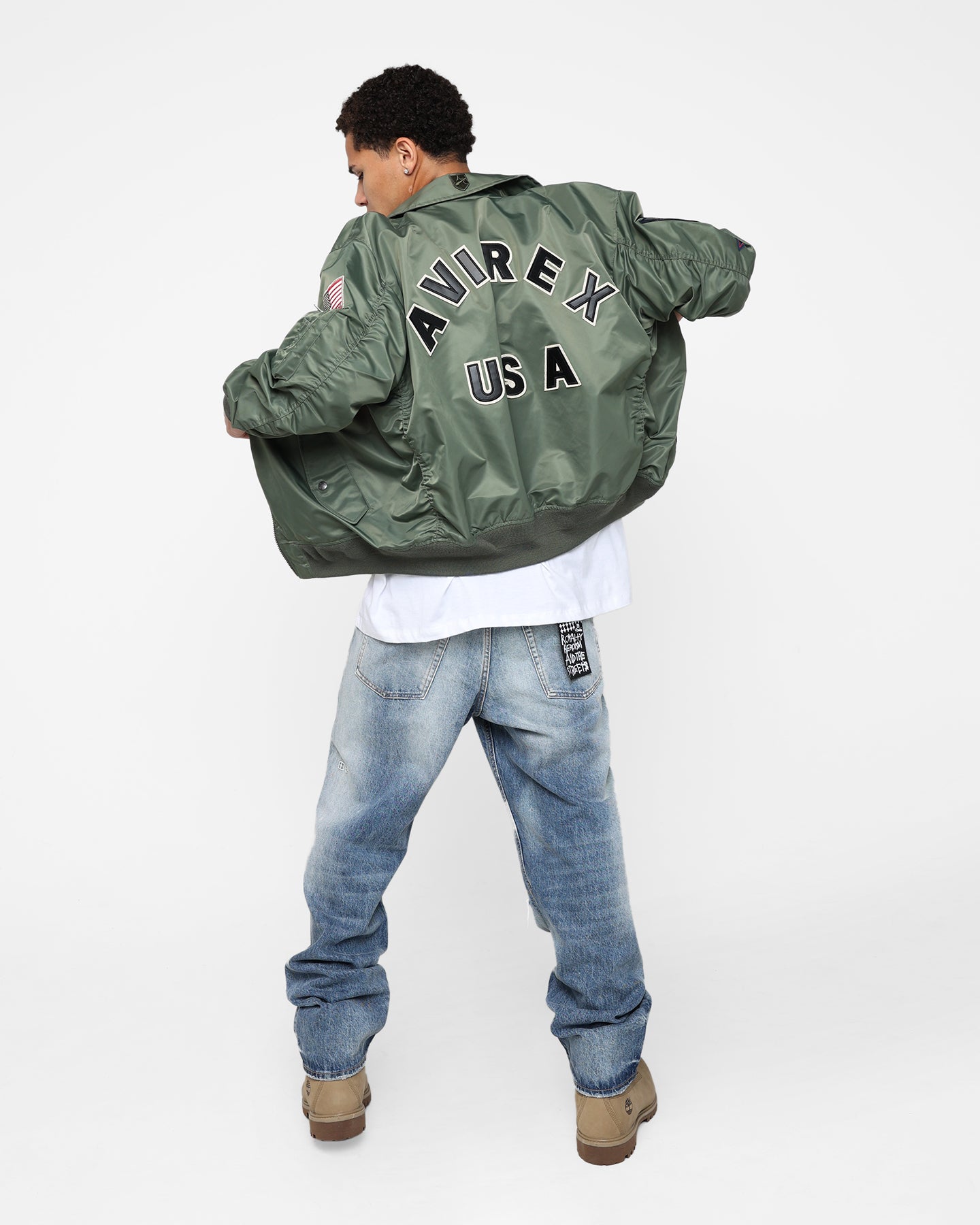 Avirex CWU-45P Flight Jacket Flight Green | Culture Kings US