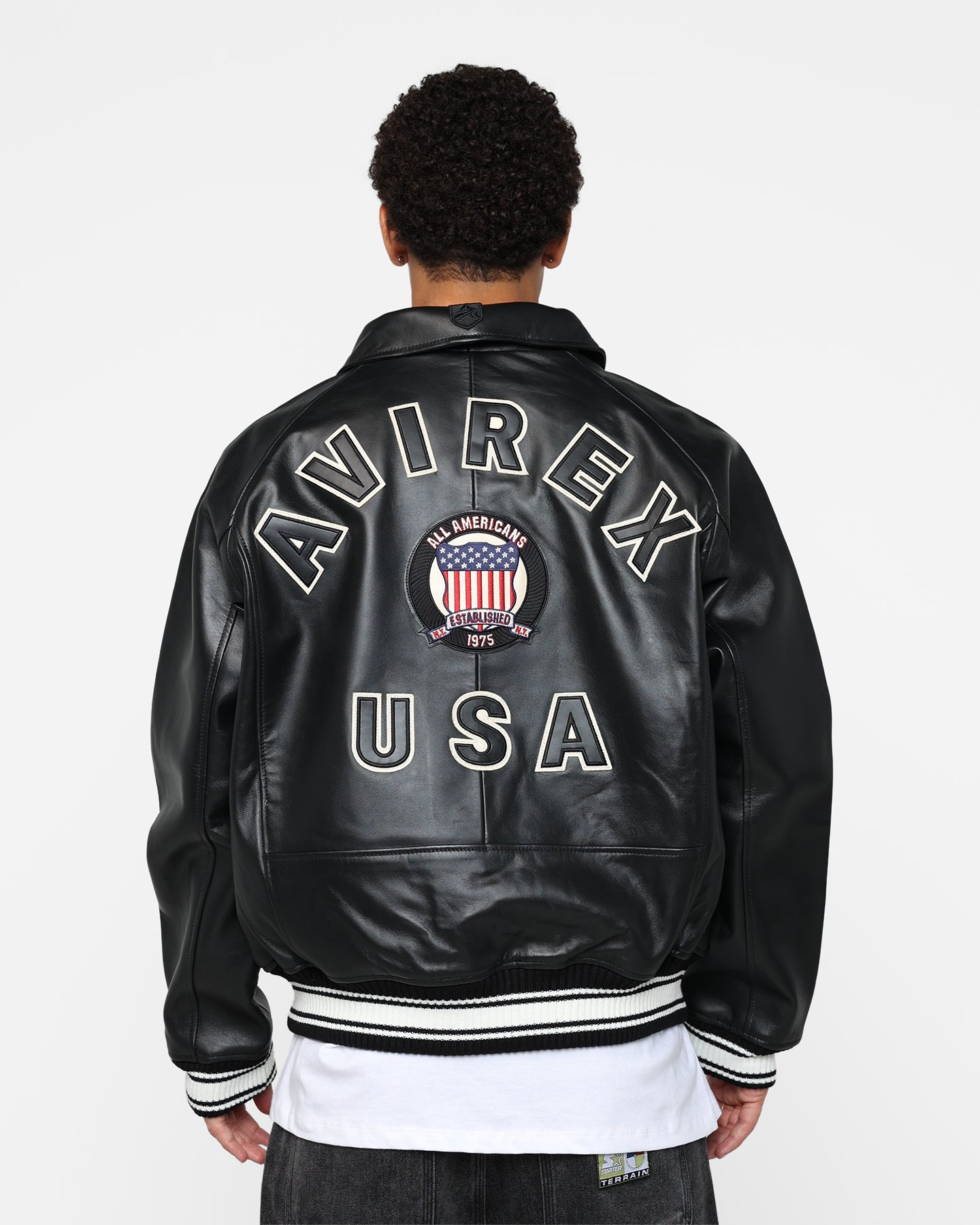 Avirex Icon Jacket Jet Black | Culture Kings US