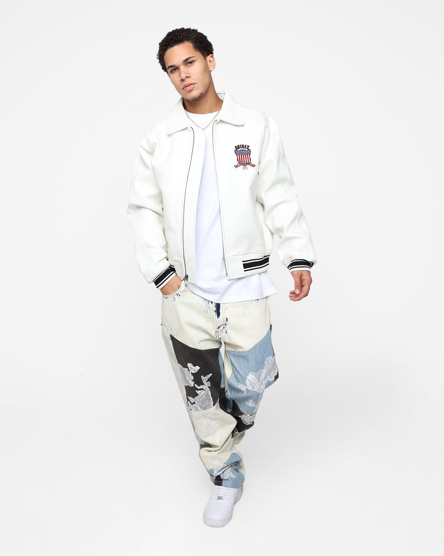 Avirex Icon Jacket Snow White | Culture Kings US