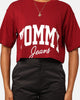 Tommy Jeans Women's Oversized Cropped New Varsity T-Shirt Rouge