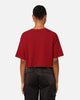 Tommy Jeans Women's Oversized Cropped New Varsity T-Shirt Rouge