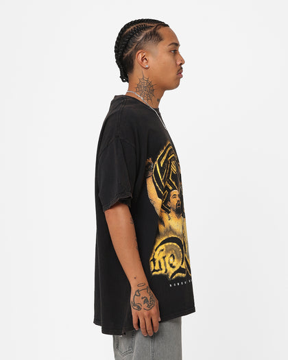 Goat Crew X Rob The Reaper T-Shirt Black Wash