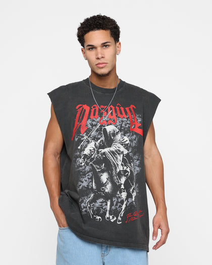 American Thrift X The Lord Of The Rings Nazgul Heavyweight Muscle T-Shirt Black Wash