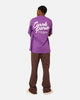 Carre Athletic Heritage Oversized T-Shirt Purple