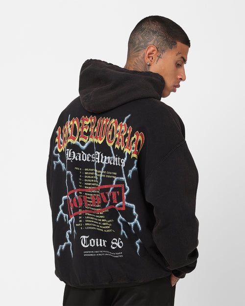 American Thrift Underworld Tour Hoodie Black Wash