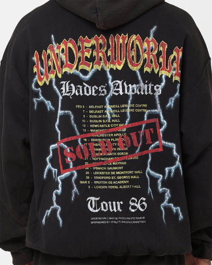 American Thrift Underworld Tour Hoodie Black Wash