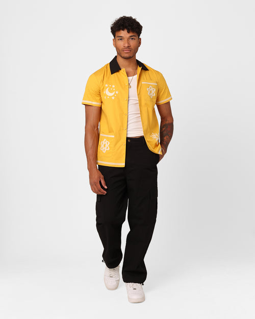 XXIII Rhodes Button Up Shirt Yellow/Black