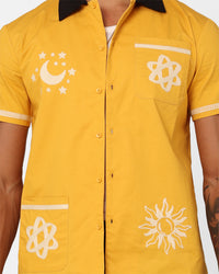 XXIII Rhodes Button Up Shirt Yellow/Black