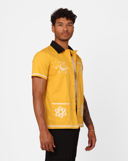 XXIII Rhodes Button Up Shirt Yellow/Black