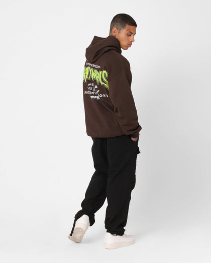 Goat Crew X Transformers Maximals Vintage Hoodie Brown Wash