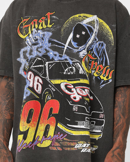 Goat Crew Black Magic #96 Heavyweight Vintage T-Shirt Black Wash
