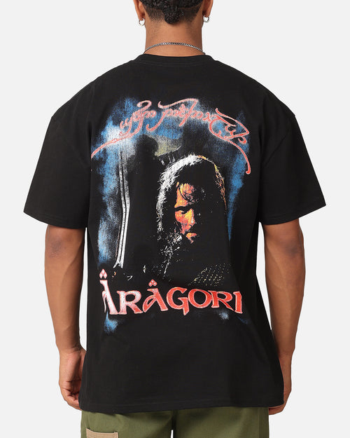 American Thrift X The Lord Of The Ring Aragorn Heavy T-Shirt Black