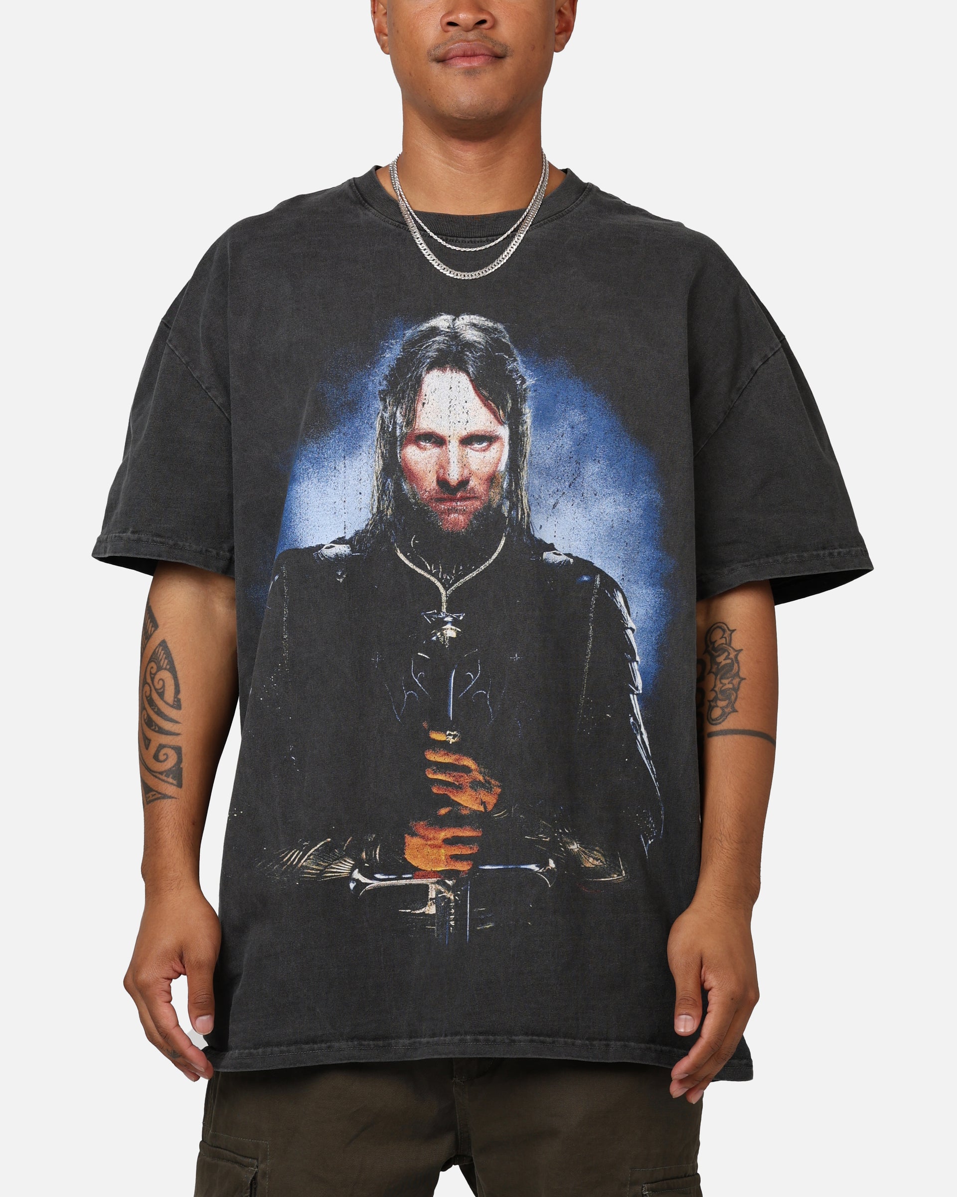 lord of the rings dress shirt The Lord of the Rings "Frodo's Journey" KUNUFLEX Short Sleeve Shirt