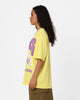 Mitchell & Ness Women's Los Angeles Lakers Puff T-Shirt Yellow