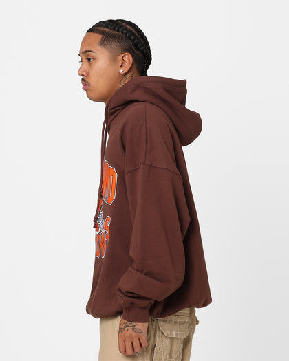Mitchell & Ness Cleveland Browns Wave Arch Hoodie Faded Brown