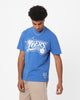 Mitchell & Ness Philadelphia 76ers XL Logo One Colour T-Shirt Faded Royal