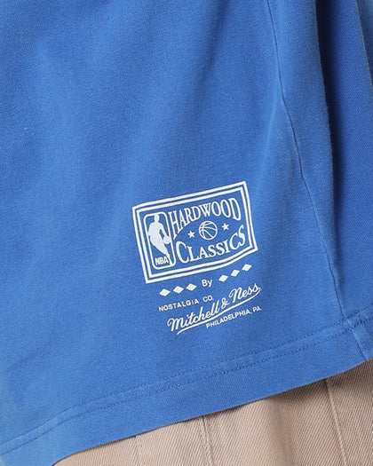 Mitchell & Ness Philadelphia 76ers XL Logo One Colour T-Shirt Faded Royal