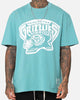 Mitchell & Ness Memphis Grizzlies XL Logo One Colour T-Shirt Faded Teal