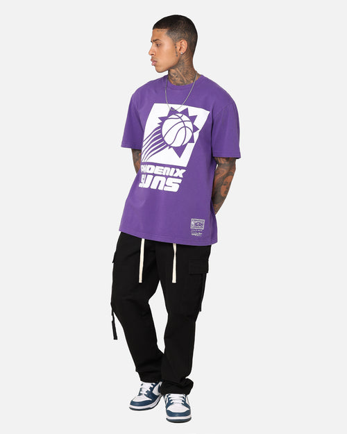 Mitchell & Ness Phoenix Suns XL Logo One Colour T-Shirt Faded Purple