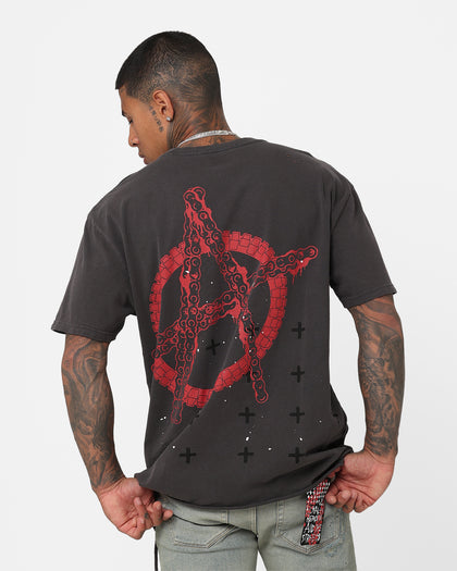 Ksubi X A$AP TyY Biggie T-Shirt Faded Black