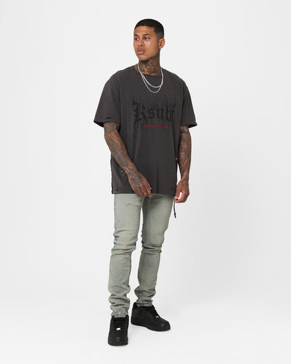 Ksubi X A$AP TyY Biggie T-Shirt Faded Black