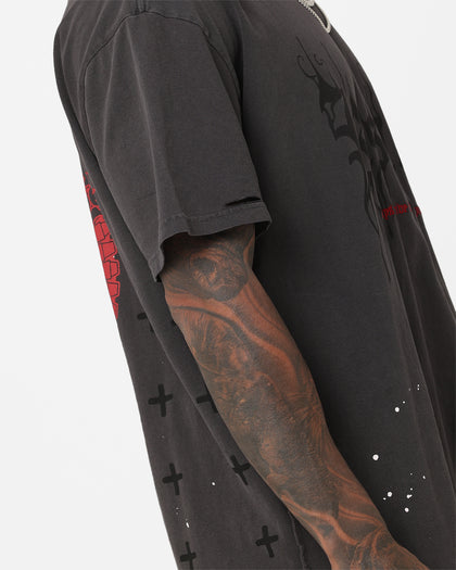 Ksubi X A$AP TyY Biggie T-Shirt Faded Black