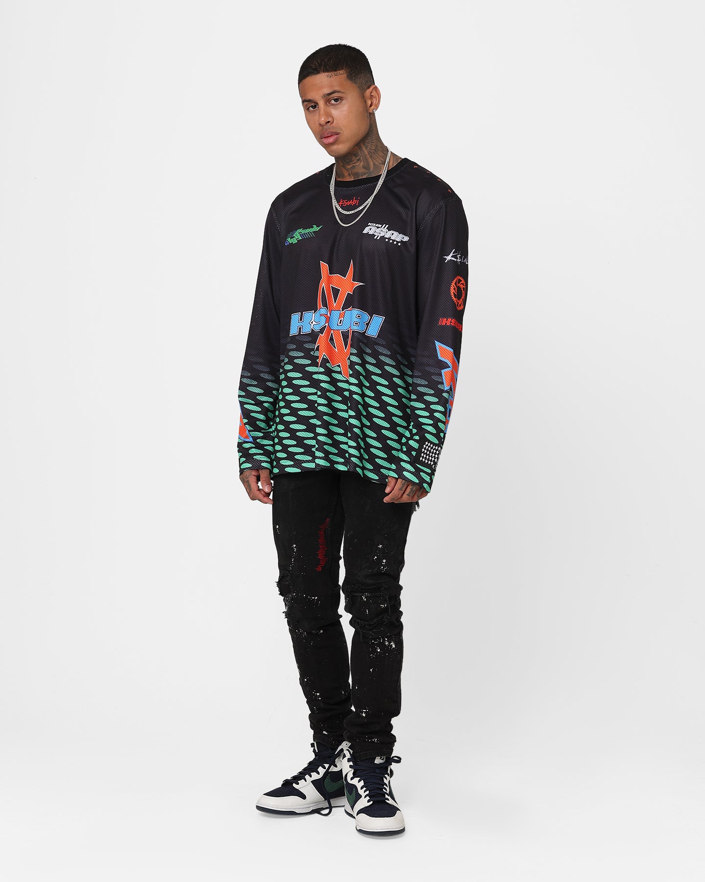 Ksubi X A$AP TyY Moto Jersey Black | Culture Kings US