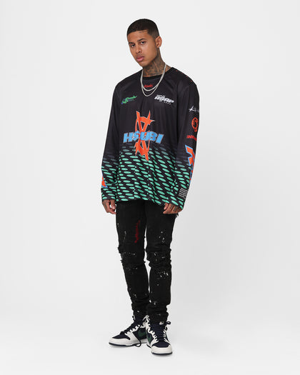 Ksubi X A$AP TyY Moto Jersey Black