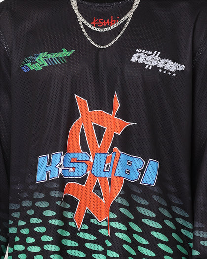 Ksubi X A$AP TyY Moto Jersey Black