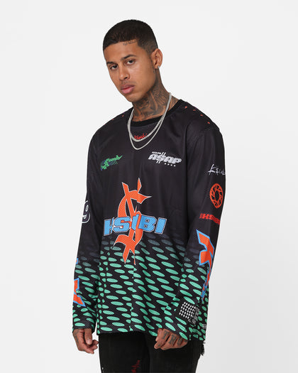 Ksubi X A$AP TyY Moto Jersey Black