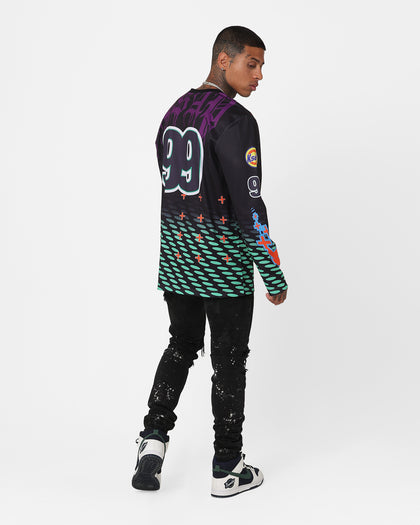 Ksubi X A$AP TyY Moto Jersey Black