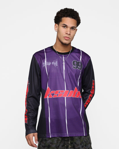 Ksubi X A$AP TyY Moto Jersey Purple