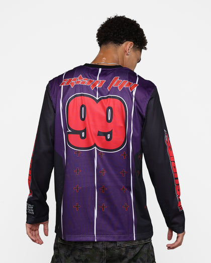 Ksubi X A$AP TyY Moto Jersey Purple