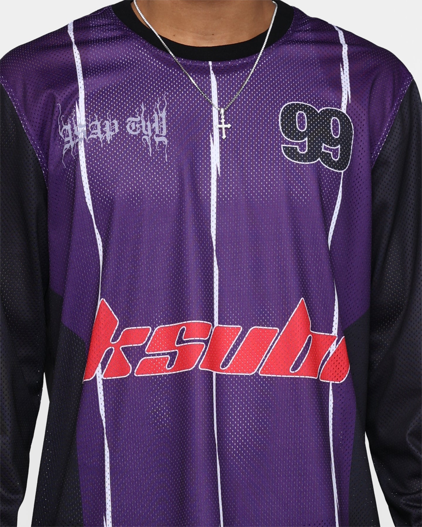 Ksubi X A$AP TyY Moto Jersey Purple | Culture Kings US