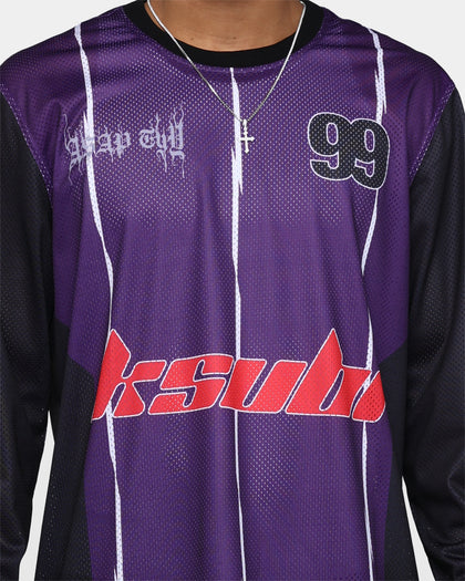 Ksubi X A$AP TyY Moto Jersey Purple