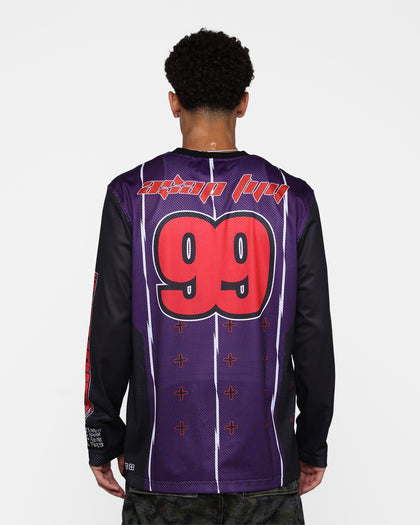 Ksubi X A$AP TyY Moto Jersey Purple