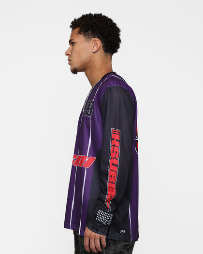 Ksubi X A$AP TyY Moto Jersey Purple