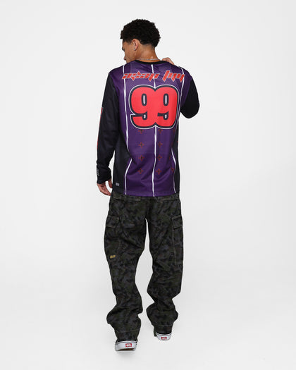Ksubi X A$AP TyY Moto Jersey Purple