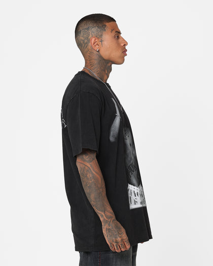 Tupac Thug Life T-Shirt Washed Black