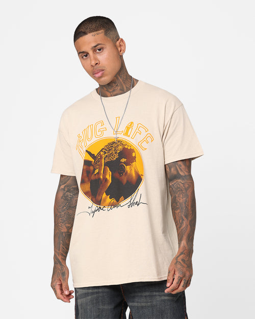Tupac Thug Life Sand T-Shirt Sand