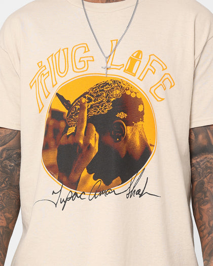 Tupac Thug Life Sand T-Shirt Sand